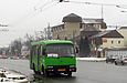 Богдан-А091 гос.# АХ1500АА 147-го маршрута на проспекте Гагарина в районе железнодорожного путепровода