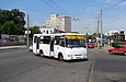 Богдан-А09202 гос.# АХ3916ВЕ 279-го маршрута поворачивает с улицы Вернадского на улицу Маломясницкую