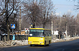 Богдан-А09201 гос.# АХ0140АА 115-го маршрута на проспекте Гагарина перед перекрестком с улицей Дебальцевской
