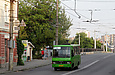 БАЗ-А079.14 гос.# AX0494AA 304-го маршрута в Подольском переулке в районе Соляниковского переулка