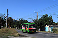БАЗ-А079.14 гос.# AX0507AA 102-го маршрута на улице Деповской в районе 1-го Деповского переулка