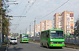 БАЗ-А079.14 гос.# AX0751AA 102-го маршрута на проспекте Гагарина в районе улицы Одесской