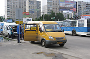 ГАЗ-322132-14 гос.# 022-53ХА 31-го маршрута на конечной "Ст. м. "Студенческая""