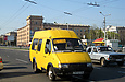 Рута СПВ-15 гос.# 931-67ХК 303-го маршрута на проспекте Ленина подъезжает к месту посадки пассажиров