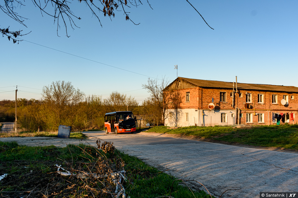 Karsan Jest+ гос.# АХ6629МС 21-го маршрута на улице Румянцевской возле дома №24