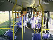 Вид на переднюю часть салона автобуса ЛАЗ-А183F0 гос.# АХ5856ВВ