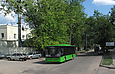 ЛАЗ-А183D1 гос.# АХ1070АА маршрута 115э на улице Ромашкина напротив административных зданий Аэропорта Харьков