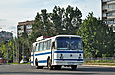 ЛАЗ-695Д гос.# 5150ХАУ на проспекте 50-летия ВЛКСМ перед перекрестком с Салтовским шоссе