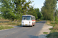 ЛАЗ-695Н гос.# 008-54ХА маршрута Комаровка - Буды на въезде в Буды