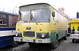 Грузовой фургон на базе автобуса ЛиАЗ-677 гос.# 070-80НІ на автостанции № 2