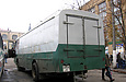 Грузовой фургон на базе автобуса ЛиАЗ-677 гос.# 068-28НІ на автостанции № 2