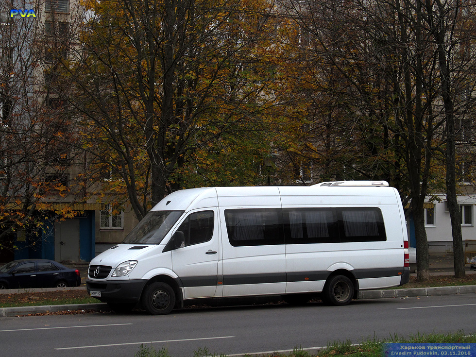 Mercedes-Benz Sprinter 515CDI гос.# AH0893HP на проспекте Победы в районе остановки "Солнечная"