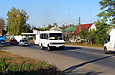 Mercedes-Benz 811D гос.# AX9525AB 690-го маршрута в Мерефе на улице Днепропетровской в районе остановки "Больница"