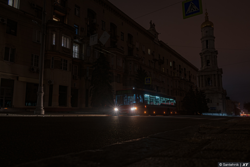 Noge Cittour гос.# АХ6632ОТ 47-го маршрута на улице Университетской возле Ярмарочного переулка