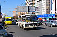 ПАЗ-32054 гос.# АХ2974АЕ 123-го маршрута на проспекте Гагарина возле остановки "Улица Державинская"