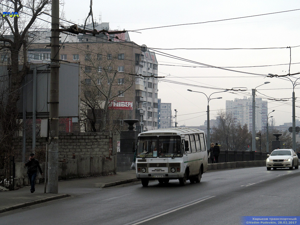 ПАЗ-32053 гос.# AX3612BK в Подольском переулке в районе Соляниковского переулка
