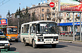 ПАЗ-32053 гос.# AX5911AB 234-го маршрута на проспекте Ленина возле пересечения с улицами Космической и Ляпунова