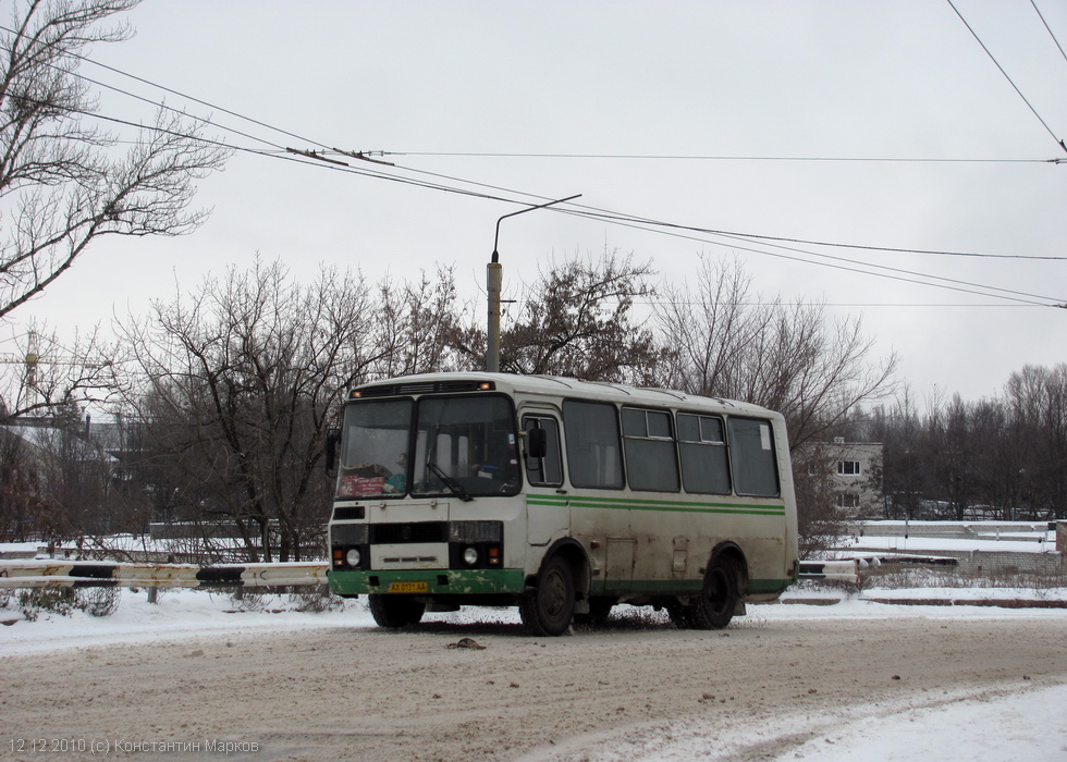 ПАЗ-32054 гос.# АХ0131АА на Лосевском путепроводе