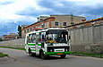 ПАЗ-32054 гос.# АХ1040АА 19-го маршрута на улице Енакиевской на фоне завода Южкабель
