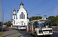 ПАЗ-32054 гос.# 018-31ХА 119-го маршрута на проспекте Ленина возле Свято-Рождественского храма