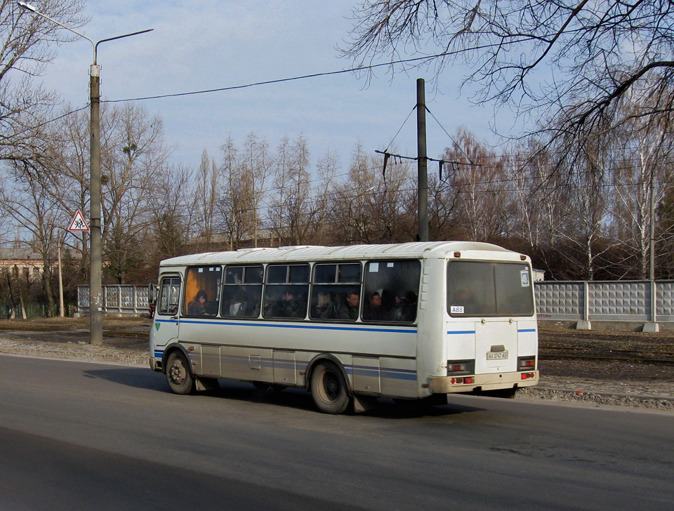 ПАЗ-4234 гос.# АХ0747АО 49-го маршрута на Салтовском шоссе сразу за 8-м хлебозаводом