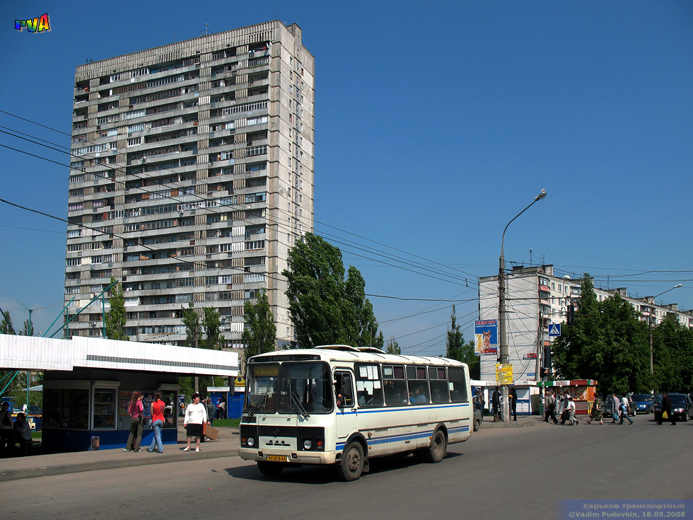 ПАЗ-4234 гос.# AX0218AA 281-го маршрута на проспекте 50-летия ВЛКСМ в районе улицы Познанской