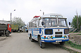 ПАЗ-672М гос.# 148-74ХА возле конечной станции трамвая "Льва Толстого"