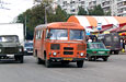 ПАЗ-672М #007-80XA 299-го маршрута на улице Елизарова перед перекрестком с улицей Полтавский шлях