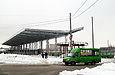 Рута СПВ-17 гос.# AX0458AE 276-го маршрута перед выездом с терминала возле станции метро "Индустриальная" на Московский проспект