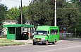 Рута СПВ-17 гос.# 015-79ХА 16-го маршрута на улице Роганской возле пересечения с бульваром Ивана Каркача