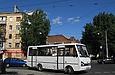 ЗАЗ-А07А гос.# АХ5943ВТ маршрута 89э поворачивает с проспекта Гагарина на улицу Маломясницкую