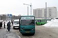 ЗАЗ-А07А1 гос.# АХ0058АА 262-го маршрута во время посадки пассажиров на терминале возле станции метро "Индустриальная"