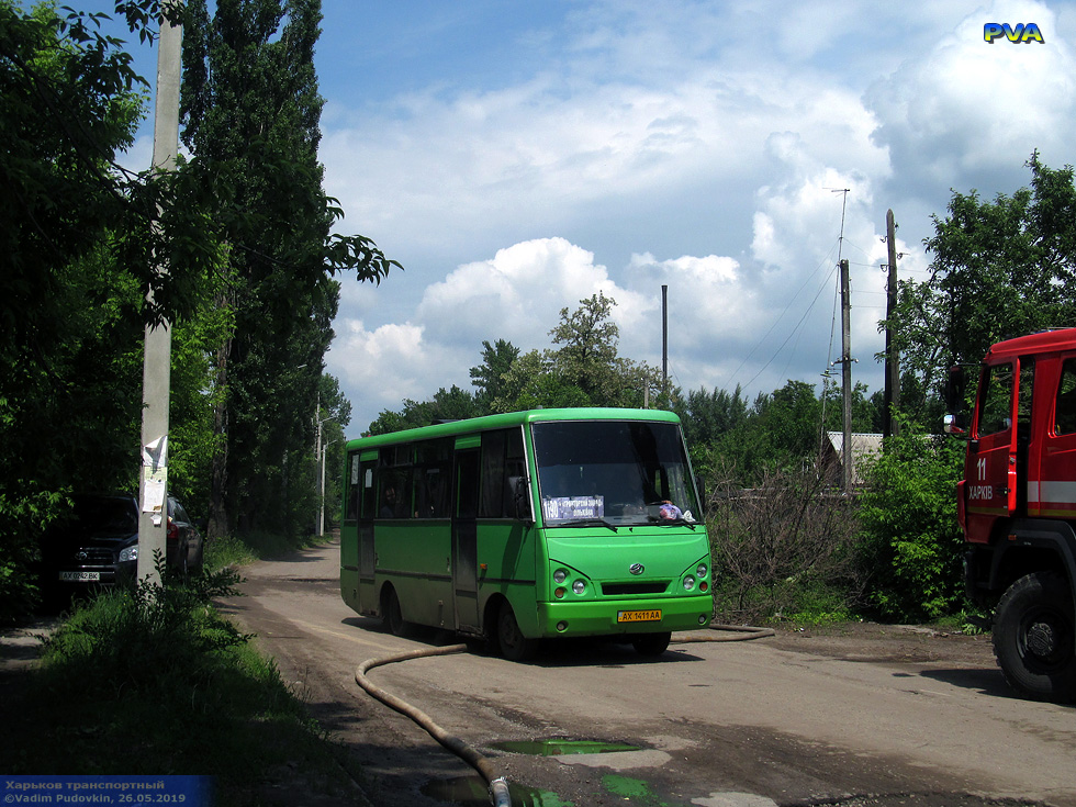 ЗАЗ-А07А.41 гос.# АХ1411АА 1190-го маршрута на Индустриальном проспекте в районе садового товарищества "Юбилейный"