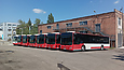 Автобусное подразделение КП "Салтовское трамвайное депо". Автобусы MAN Lion's City, прибывшие в Харьков из Нюрнберга, в ожидании оформления документов