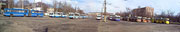 Панорама открытого парка троллейбусного депо №2