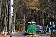 ТУ7А-3198 с составом "Украина" следует через переезд с пробивкой улицы Динамовской