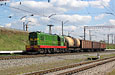 ЧМЭ3-1308 с вывозным поездом на станции Новожаново, 246 км линии Готня - Основа