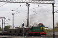 ЧМЭ3-1817 с составом на станции Харьков-Балашовский