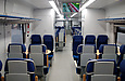 Салон вагона второго класса дизель-поезда ДПКр-3-003