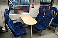 Двухрядные сиденья в вагоне второго класса дизель-поезда ДПКр-3-003