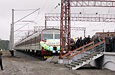 Электропоезд ЭПЛ9Т-013 на станции Огульцы