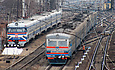 ЭР2Р-7033 и ЭР2К #956 на станции Харьков-Пассажирский