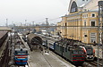 ЭР2-327, ВЛ82м-090 и HRCS2-007 на станции Харьков-Пассажирский