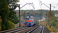 ЭР2-336/636 на перегоне Мерефа - Покотиловка подходит к станции Покотиловка