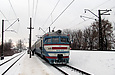 ЭР2-392/342 поезд №6141/6142 Харьков — Золочев перед отправлением от платформы 6 км