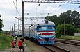 ЭР2-537 поезд №6687 Харьков — Красноград отправился от станции Кварцевый