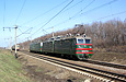 Сплотка электровозов ВЛ82м-071 и 041 на 52 км линии Купянск - Святогорск (перегон Яцкая - Радьковские Пески)