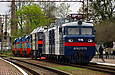 ВЛ82м-075 на станции Харьков-Балашовский на выставке локомотивов