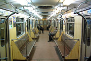 Пассажирский салон вагона метро типа 81-719 #0700