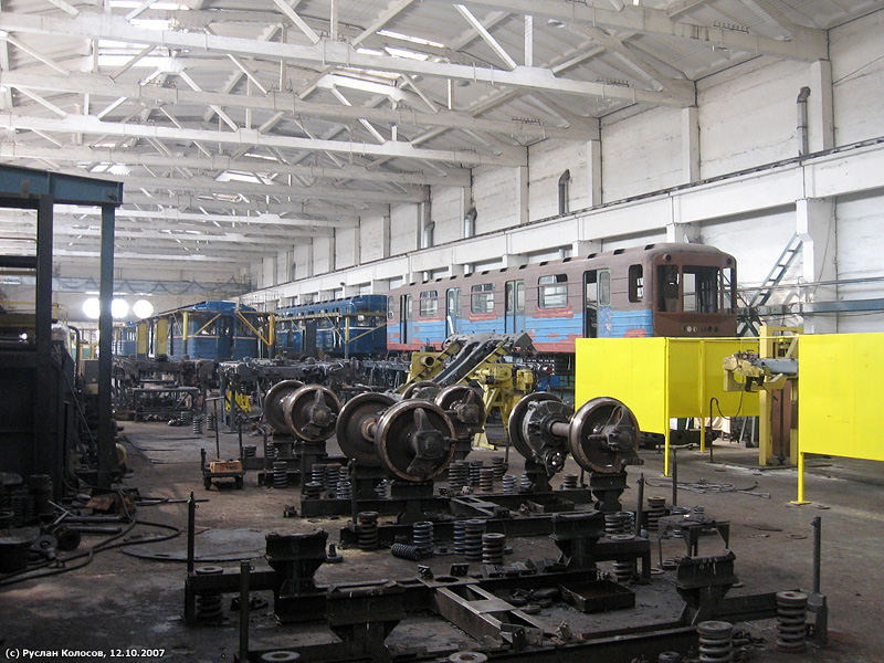 Цех ремонтно-механической службы, расположенной в элетродепо "Салтовское" ТЧ-2